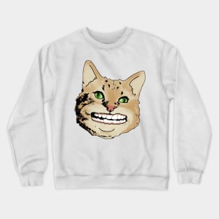 Smiling Cat Crewneck Sweatshirt